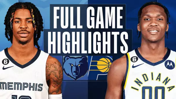 GRIZZLIES at PACERS | FULL GAME HIGHLIGHTS | January 14, 2023