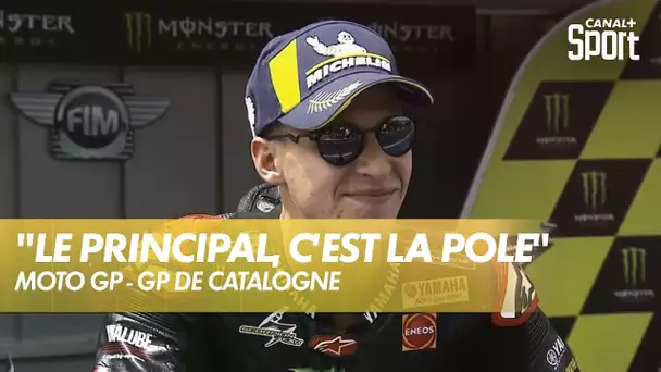 Fabio Quartararo : "Je me suis pas senti super rapide" - GP de Catalogne