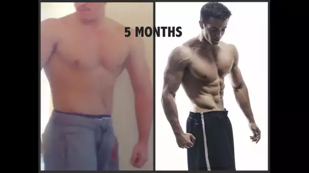 TRANSFORMATION AVANT APRES TIBO INSHAPE EN 5 MOIS !!