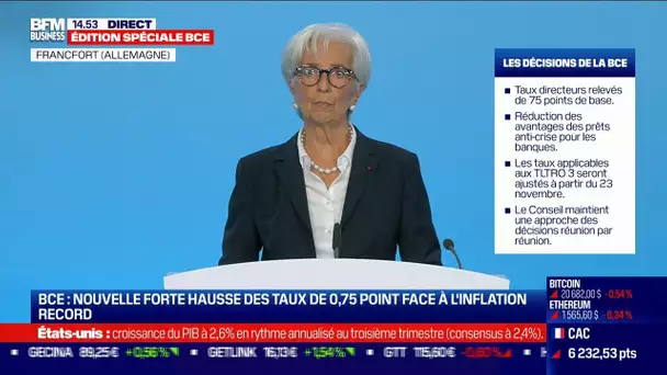 C.Lagarde: “Les conditions difficiles concernant les prix de l’énergie devraient être limitées"