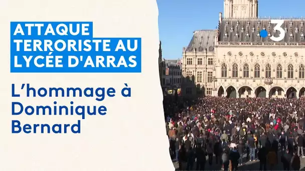 Attaque terroriste au lycée d'Arras : l’hommage à Dominique Bernard