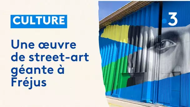 L’une des œuvres de Street-art les plus grandes de France en cours de réalisation à Fréjus