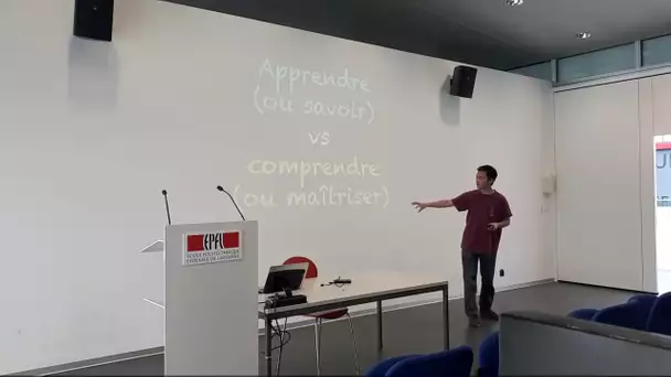 Apprendre vs Comprendre | Conférence EPFL (IC)