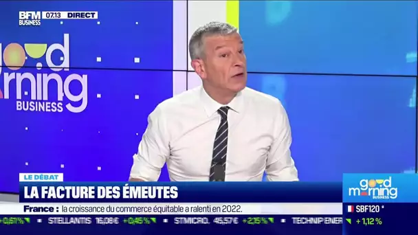 Nicolas Doze face à Jean-Marc Daniel : La facture des émeutes