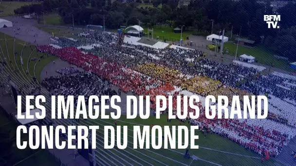 Avec 16.000 musiciens, le record du plus grand concert du monde battu en Colombie