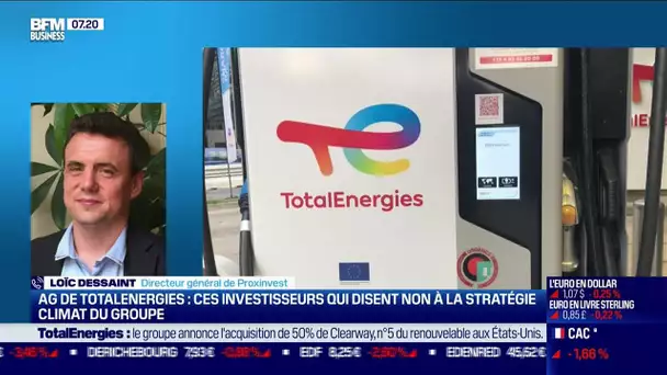 Loïc Dessaint (Proxinvest) : les investisseurs contre la stratégie climat de TotalEnergies