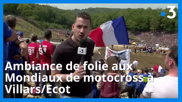 Ambiance de folie aux mondiaux de motocross à Villars sous Écot (Doubs)