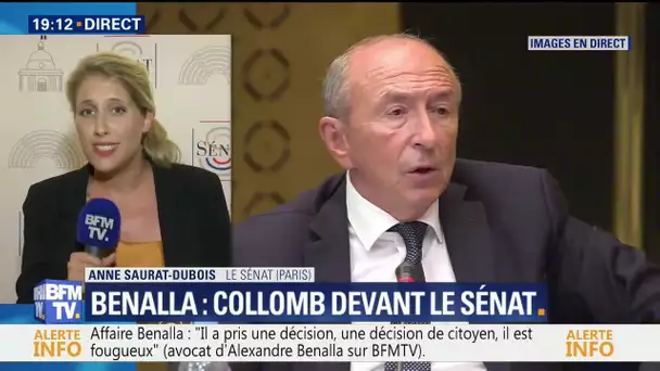 Gérard Collomb devant les sénateurs, sur l&#039;affaire Benalla: 'J&#039;en découvre tous les jours'