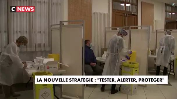 «Tester, alerter, protéger» : la nouvelle stratégie du gouvernement face au coronavirus