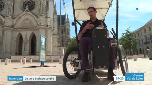 Orléans : invention d'un vélo biplace solaire pour le quotidien