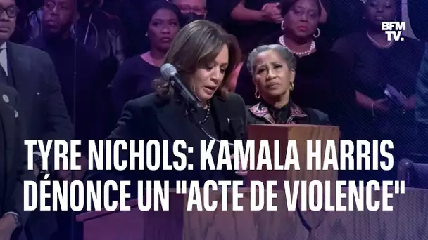 Mort de Tyre Nichols: Kamala Harris dénonce un "acte de violence" de la police