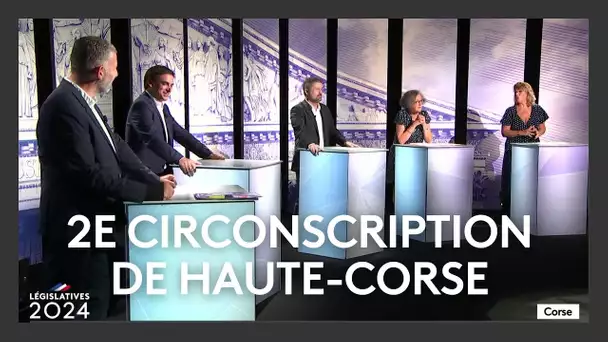 21 Juin 2024 : Débat de la 2e circonscription de Haute-Corse