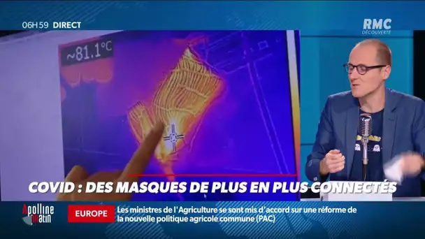 Covid: des masques de plus en plus connectés