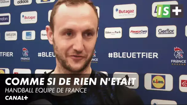 Valentin Porte comme si de rien n'était - Handball Equipe de France