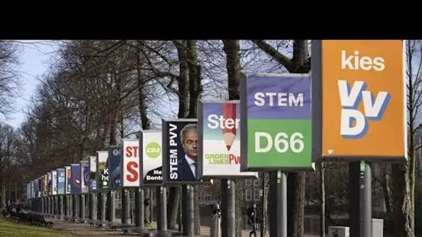 Jour de vote aux Pays-Bas : quatre partis au coude-a-coude