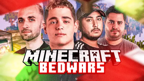 DÉCOUVERTE DU MODE BED WARS DE MINECRAFT AVEC SQUEEZIE, GOTAGA & DOIGBY