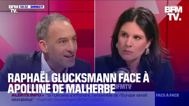 "Si l'on sort du marché unique, la France s'effondre": Raphaël Glucksmann, invité du face-à-face