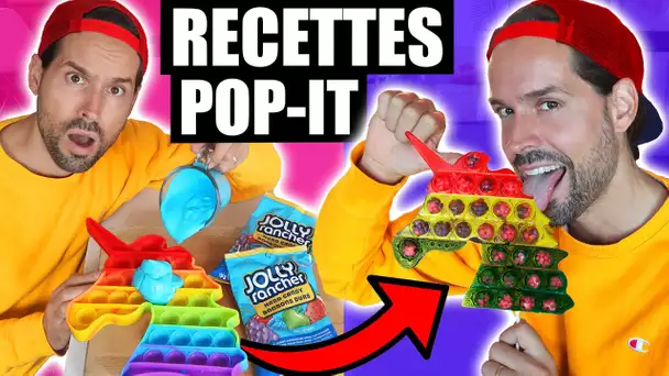 Je teste des RECETTES POP IT (Fidget Toys) - HUBY