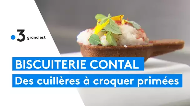 La biscuiterie Contal recompensée pour ses cuillères à croquer à base de lentilles vertes