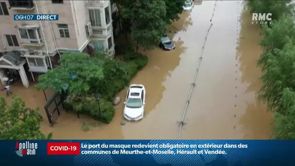 Chine: la ville de Zhengzhou piégée par les eaux, au moins 33 morts