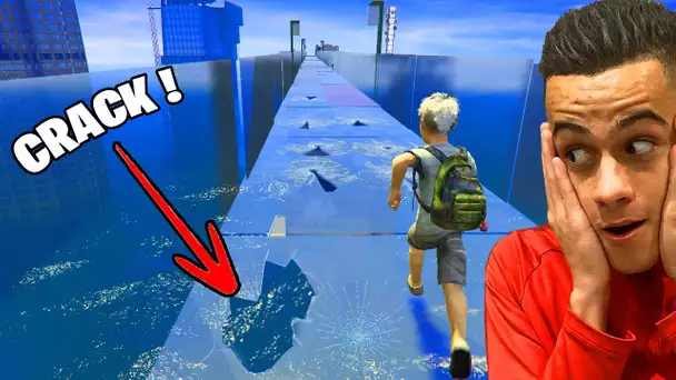 TRAVERSER LE PONT LE PLUS DANGEREUX DE GTA 5 ! (Enfant)