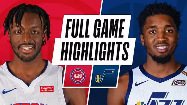 PISTONS at JAZZ | FULL GAME HIGHLIGHTS | February 2, 2021