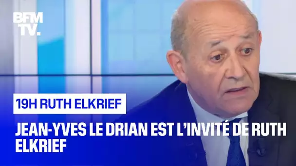 Jean-Yves Le Drian face à Ruth Elkrief