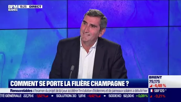 "Une très très belle année" pour la filière Champagne