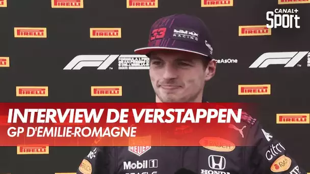 Max Verstappen un peu déçu de sa Q3 - Imola GP