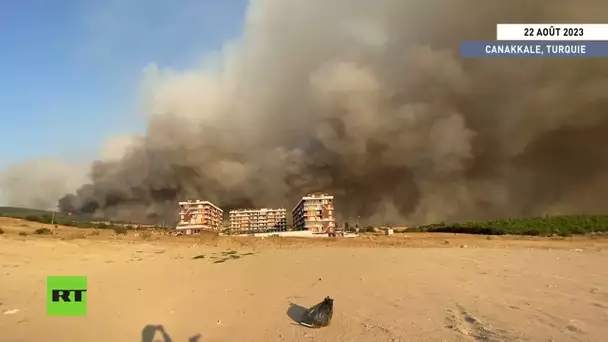 🇹🇷 Turquie : villages évacués et trafic maritime interrompu à la suite d'un incendie de forêt