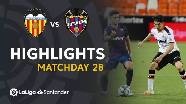 Highlights Valencia CF vs Levante UD (1-1)