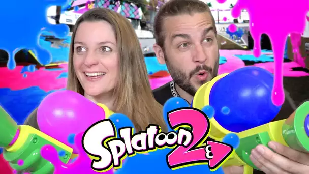 ON S'ENTRAINE POUR SPLATOON 3 ! GUILLAUME VS KIM SPLATOON 2 NINTENDO SWITCH !