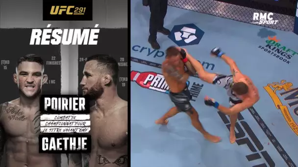 Résumé UFC 291 : Le KO sensationnel de Gaethje qui prend sa revanche sur Poirier