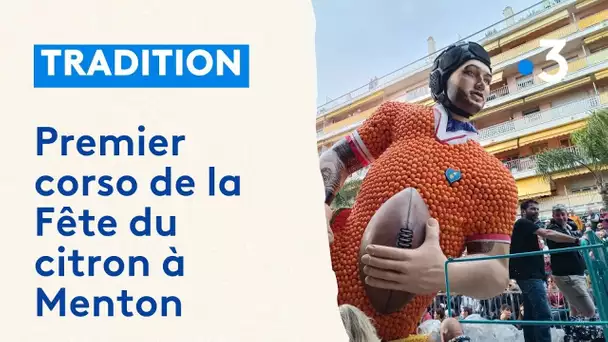 Le premier corso de la fête du citron 2024 à Menton