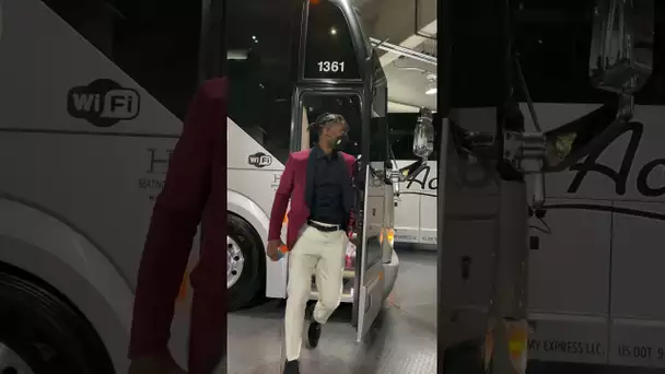 NBA Draft Picks Off The Bus Ready For Tonight!  | #shorts