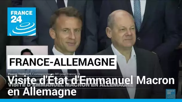 Emmanuel Macron en Allemagne pour la première visite d'État d'un président français en 24 ans
