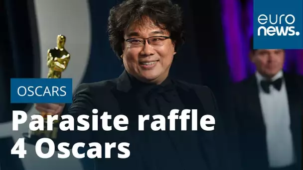 Le réalisateur sud-coréen Bong Joon-ho casse tous les pronostics en remportant 4 Oscars