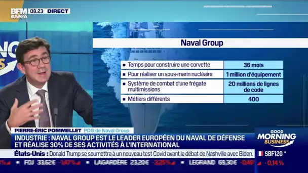 Pierre Eric Pommellet (Naval Group) : Le salon Euronaval réunit 200 entreprises du secteur