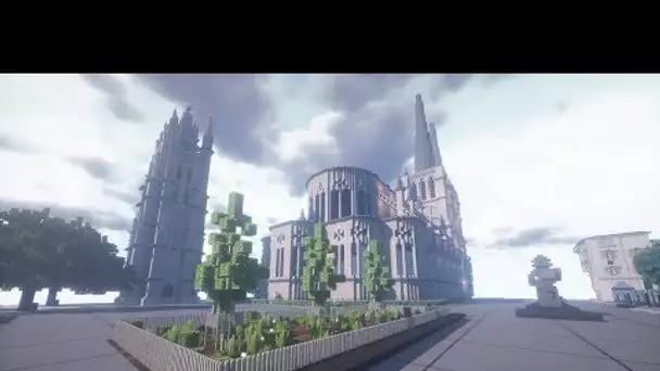 La ville de Bordeaux reconstituée sur Minecraft