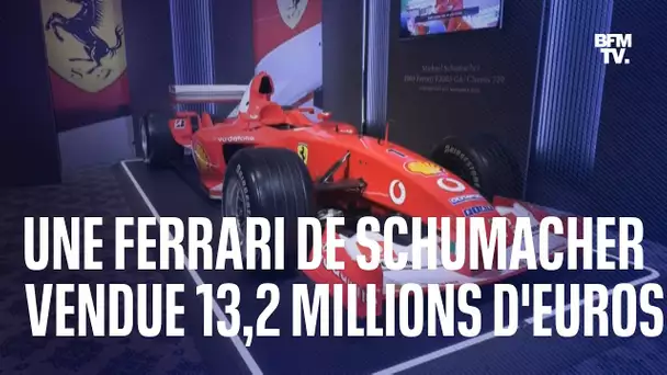 Une Ferrari de Michael Schumacher vendue 13,2 millions d'euros aux enchères