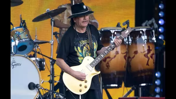 Carlos Santana annule ses six prochains concerts pour se remettre après sa défaillance sur scène