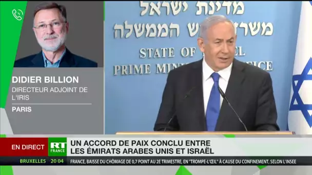 Accord entre Israël et les Emirats arabes unis : «Cela ne règle pas la question palestinienne»