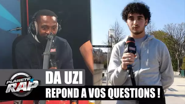 Le MEILLEUR FREESTYLE de DA UZI ? Il répond à VOS questions ! #PlanèteRap