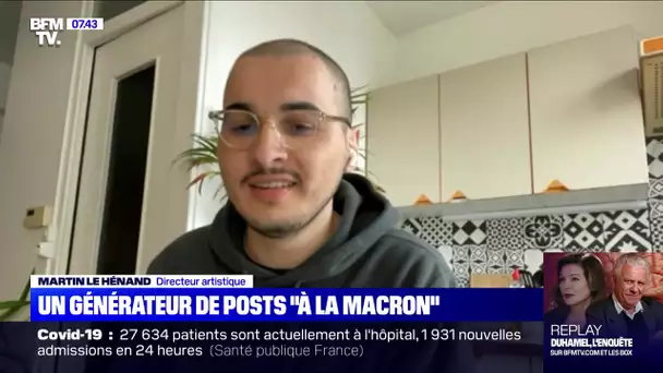 Un générateur de posts "à la Macron"
