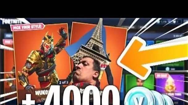 MON PARIS A MOI + 40.000 VBUCKS A GAGNER SUR FORTNITE