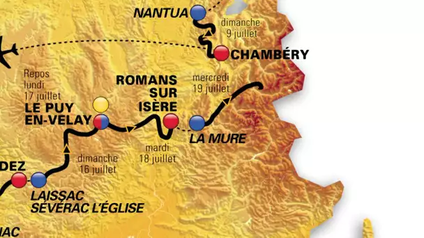 Le parcours Tour de France 2017