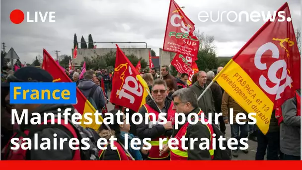 En direct | France : manifestation pour les salaires et les retraites