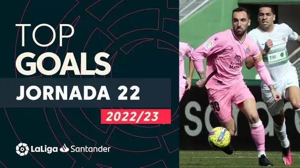LaLiga TOP 5 Goles Jornada 22 LaLiga Santander 2022/2023