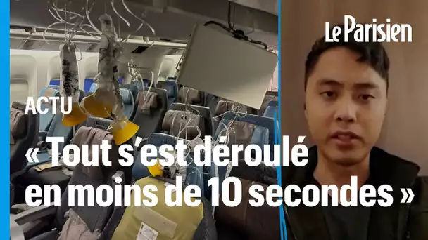 « Des têtes ont traversé les plafonds» : traumatisé, un passager du vol Londres-Singapour raconte
