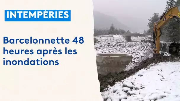 Intempéries : l'Ubaye en décrue et les travaux de sécurisation à Barcelonnette